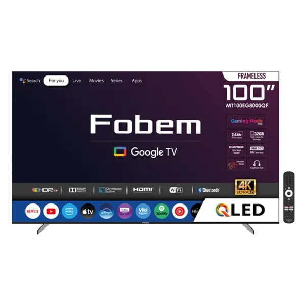 TV Fobem 100" mt100eg8000qf 10/25