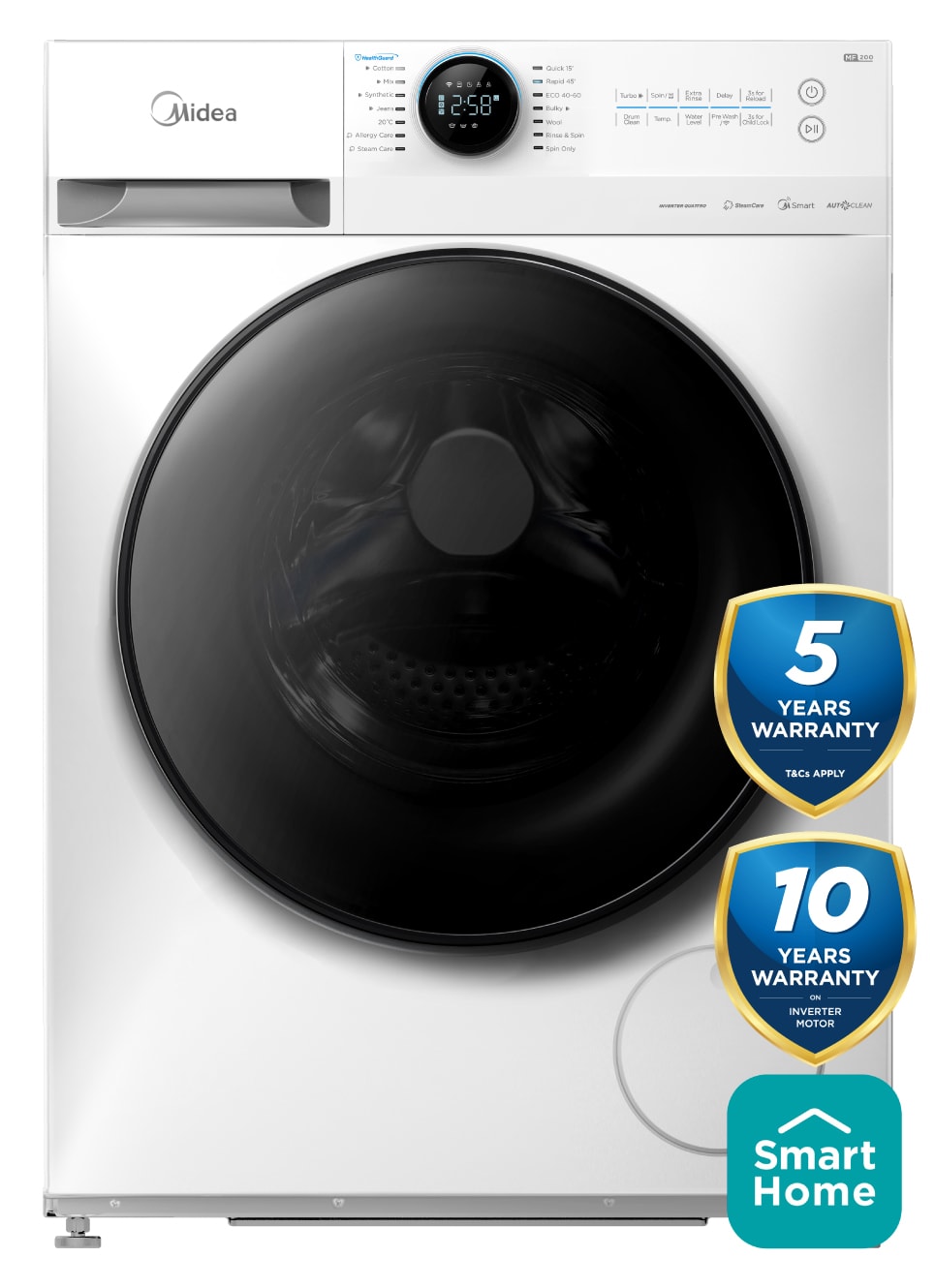 Tharese Midea md200h90bw/w 9kg 12/24