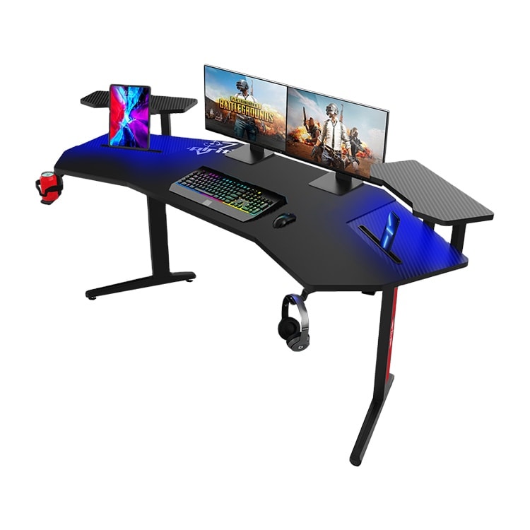 Tavoline gaming 187*64*73cm mt2 white al